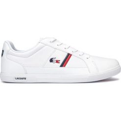 Lacoste Europa Tri 1 Tenisówki Biały. Białe trampki męskie Lacoste, bez wzorów, ze skóry, bez zapięcia. Za 430,95 zł.