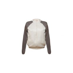 Bomber Ecru #2. Szare bluzy damskie marki Mazurek mańka, s, bez wzorów, z jedwabiu, bez rękawów, bez kaptura. Za 239,00 zł.