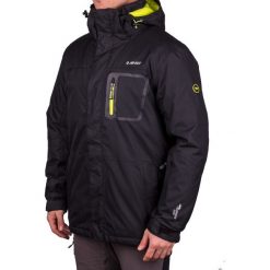 Hi-tec Kurtka męska Bicco Black/Yellow Green r. M. Żółte kurtki męskie marki Hi-tec, m, narciarskie. Za 361,18 zł.