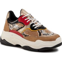 Sneakersy S.OLIVER - 5-23645-34 Cognac Comb 318. Pomarańczowe półbuty damskie S.Oliver, ze skóry ekologicznej. Za 249,00 zł.