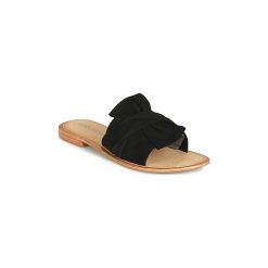 Klapki Vero Moda KALA LEATHER. Czarne klapki damskie Vero Moda, bez wzorów, bez obcasa. Za 143,20 zł.