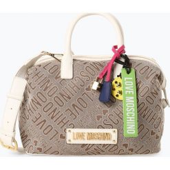 Love Moschino - Damska torebka na ramię, beżowy. Brązowe torebki klasyczne damskie Love Moschino, bez wzorów, na ramię, bez dodatków. Za 889,95 zł.