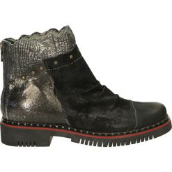 Botki - 756L COM B. Brązowe botki damskie skórzane marki Venezia. Za 359,00 zł.