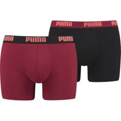 Puma 2-pack Bokserki Czarny Czerwony. Czerwone bokserki męskie Puma, z elastanu. Za 80,95 zł.