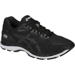 Asics Gel Nimbus 20 T800N-9001 40 Czarne. Czarne buty sportowe męskie Asics, z syntetyku, bez zapięcia, do biegania. W wyprzedaży za 529,99 zł.