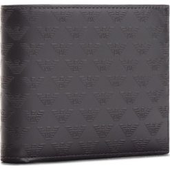 Portfele męskie: Duży Portfel Męski EMPORIO ARMANI - YEM176 YC043 80001 Black