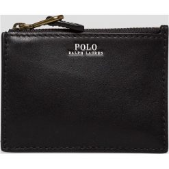 Polo Ralph Lauren - Portfel skórzany. Czarne portfele damskie Polo Ralph Lauren, bez wzorów, ze skóry. W wyprzedaży za 349,90 zł.