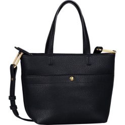 Tom Tailor torebka damska Hanna Shopper czarna. Czarne torby damskie na zakupy Tom Tailor, bez wzorów, bez dodatków. Za 219,00 zł.