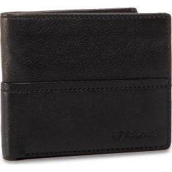 Duży Portfel Męski VALENTINI - 154-274-1 Black/F.Red. Czarne portfele męskie Valentini, bez wzorów, ze skóry. W wyprzedaży za 139,00 zł.