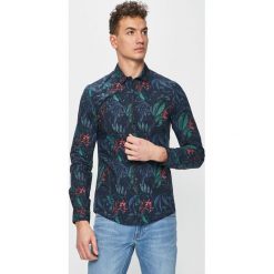 Blend - Koszula. Niebieskie koszule męskie Blend, xl, w kwiaty, z bawełny, klasyczne, z klasycznym kołnierzykiem, z długim rękawem. W wyprzedaży za 129,90 zł.