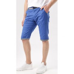 Niebieskie Szorty Himerephis. Niebieskie spodenki i szorty męskie Born2be, xl, bez wzorów. W wyprzedaży za 54,99 zł.