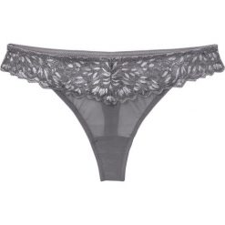Stringi bonprix antracytowy. Szare majtki damskie bonprix, z koronki. Za 16,99 zł.