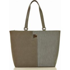 MONNARI Ponadczasowa torebka shopper szary. Szare torby damskie na zakupy Monnari, bez wzorów, ze skóry ekologicznej, klasyczne, bez dodatków. W wyprzedaży za 169,00 zł.