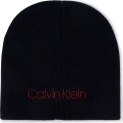 Czapka CALVIN KLEIN - Classic Beanie K50K505016 BAI. Niebieskie czapki męskie Calvin Klein, na zimę, bez wzorów, z wiskozy. W wyprzedaży za 109,00 zł.