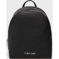 Calvin Klein - Plecak. Czarne plecaki damskie marki Calvin Klein, ze skóry ekologicznej. Za 549,90 zł.