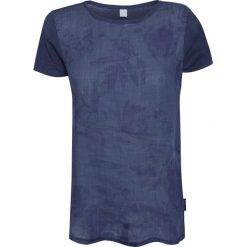 T-shirt NORTH SAILS Granatowy. Niebieskie t-shirty damskie marki North Sails, w kwiaty, z tkaniny, bez kołnierzyka. W wyprzedaży za 90,00 zł.