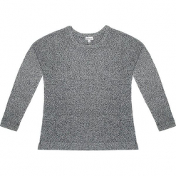 Sweter kaszmirowy w kolorze szarym. Szare swetry klasyczne damskie marki Ateliers de la Maille, z kaszmiru, z okrągłym kołnierzem. W wyprzedaży za 545,95 zł.