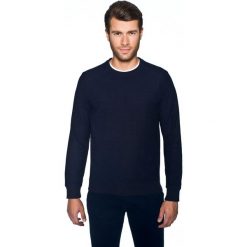 Bluza jarama granatowy. Niebieskie bluzy męskie Recman, m, z dzianiny, klasyczne. Za 169,00 zł.