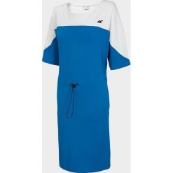 Sukienka dzianinowa. Sukienki damskie na co dzień, xl, bez wzorów, z elastanu, bez kołnierzyka, z krótkim rękawem, krótkie, midi, proste. Za 129,99 zł.