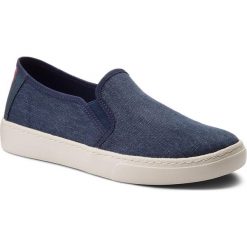 Tenisówki TOMMY JEANS - Light Slip On EM0EM00152 Black Iris 431. Niebieskie półbuty męskie marki Tommy Jeans, na co dzień, bez wzorów, z jeansu, eleganckie, bez zapięcia. W wyprzedaży za 209,00 zł.