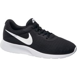 Buty męskie Nike Tanjun NIKE czarne. Czarne buty sportowe damskie Nike, z materiału, bez zapięcia, do biegania, nike tanjun. Za 279,90 zł.