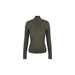 Swetry Guess 74G5685368Z / Helene. Zielone swetry damskie Guess, z aplikacjami, bez rękawów, bez kaptura. Za 249,00 zł.