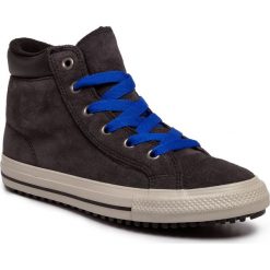 Tenisówki CONVERSE - Ctas Pc Boot Hi 665161C Almost Black/Blue/Birch Bark. Niebieskie trampki chłopięce Converse, bez wzorów, ze skóry, bez zapięcia. Za 289,00 zł.