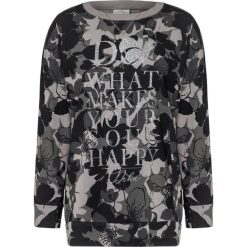 Bluza DEHA EASY. Szare bluzy damskie Deha, na zimę, z nadrukiem, z bawełny. W wyprzedaży za 382,00 zł.