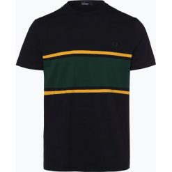 Fred Perry - T-shirt męski, niebieski. Niebieskie t-shirty męskie Fred Perry, s, z haftami, bez kołnierzyka. Za 299,95 zł.