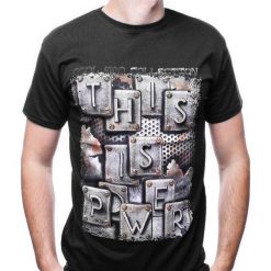 Koszulka męska t-shirt z nadrukiem czarny Recea. Czarne koszulki męskie Recea, xl, z nadrukiem, z bawełny, bez kołnierzyka, bez rękawów. Za 49,99 zł.