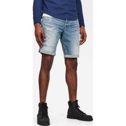G-Star Raw - Szorty jeansowe. Niebieskie spodenki i szorty męskie G-Star RAW, bez wzorów, z elastanu, retro. Za 469,90 zł.