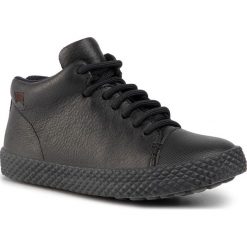 Sneakersy CAMPER - Pursuit Kids K900164-010 Black. Czarne trampki chłopięce Camper, bez wzorów, ze skóry, bez zapięcia. W wyprzedaży za 209,00 zł.