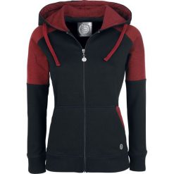 Bluzy rozpinane damskie: RED by EMP Upper Two Tone Hoodie Jacket Bluza z kapturem rozpinana damska czarny