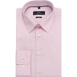 Koszula SIMONE 030 slim. Różowe koszule męskie Giacomo Conti, m, bez wzorów, z bawełny, z klasycznym kołnierzykiem, bez rękawów. Za 169,00 zł.