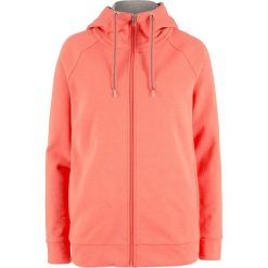 Bluza rozpinana bonprix łososiowy. Pomarańczowe bluzy damskie bonprix, bez wzorów, bez rękawów, bez kaptura. Za 44,99 zł.