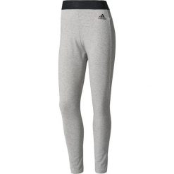 Spodnie dresowe damskie: Adidas Spodnie Away Day Tight szare r. L (BQ1640)