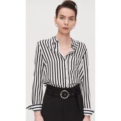 Koszula all over - Biały. Białe koszule damskie Cropp, s, bez wzorów, bez kołnierzyka, bez rękawów. Za 49,99 zł.