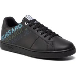 Sneakersy TRUSSARDI JEANS - 77A00209 K299. Czarne sneakersy męskie Trussardi Jeans, na co dzień, bez wzorów, z jeansu, bez zapięcia. Za 519,00 zł.