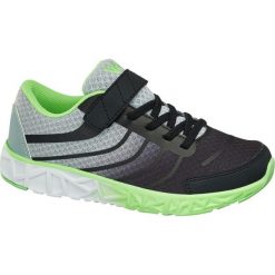 Sportowe buty dziecięce Vty popielate. Szare buciki niemowlęce marki Vty, z materiału, na sznurówki. Za 89,90 zł.
