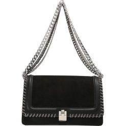 Torebki klasyczne damskie: Topshop CHAIN FLAP GUSSET SHOULDER Torba na ramię black