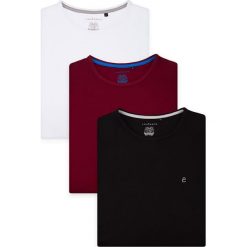 Zestaw 3 Koszulek Jenson. Szare t-shirty męskie LANCERTO, m, bez wzorów, z bawełny, klasyczne, z okrągłym kołnierzem. W wyprzedaży za 199,90 zł.