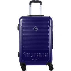 Walizka w kolorze ciemnoniebieskim - 71 l. Niebieskie walizki Murano, Berenice, bez wzorów, z tworzywa sztucznego. W wyprzedaży za 219,95 zł.