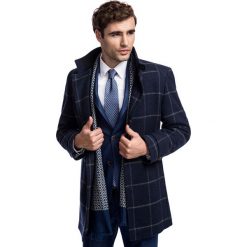 Płaszcz PIERPAOLO PSGS000117. Pomarańczowe płaszcze męskie Giacomo Conti, na jesień, m, bez wzorów, eleganckie, bez kaptura. Za 1299,00 zł.