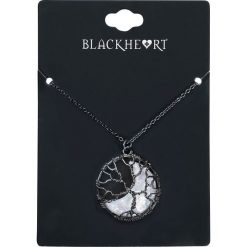 Blackheart Tree Moonstone Naszyjnik czarny. Czarne naszyjniki damskie marki Blackheart. Za 32,90 zł.