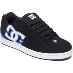DC Buty Męskie Net M Shoe Xkkb Black/Black/Blue 46. Czarne buty sportowe męskie marki DC, ze skóry, trekkingowe. Za 365,00 zł.