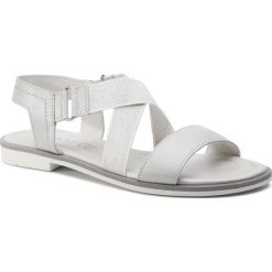 Sandały LASOCKI - WI23-FOXI-11 Silver. Szare klapki damskie Lasocki, bez wzorów, ze skóry, bez obcasa, na obcasie. Za 99,99 zł.