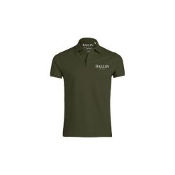 Koszule z krótkim rękawem Ballin Est. 2013 Ballin Basic Polo. Zielone koszule męskie Ballin Est. 2013, m, bez wzorów, polo, z krótkim rękawem. Za 126,42 zł.