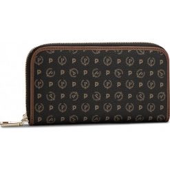 Duży Portfel Damski POLLINI - TE9001PP02Q1100D Nero/Vit.Marron. Czarne portfele damskie Pollini, ze skóry. W wyprzedaży za 319,00 zł.
