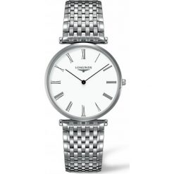 LONGINES LA GRANDE CLASSIQUE L4.766.4.11.6. Szare zegarki męskie LONGINES, ze stali. Za 4510,00 zł.