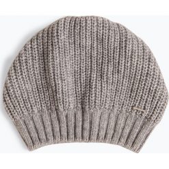 BOSS Casual - Czapka damska z dodatkiem kaszmiru – Finja, szary. Szare czapki damskie marki BOSS Casual, z kaszmiru. Za 169,95 zł.